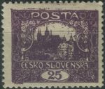 Obrázek k výrobku 34938 - 1919/1920, ČSR I, 0006CVV, Výplatní známka: Hradčany ∗∗