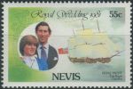 Obrázek k výrobku 34972 - 1981, Nevis, 0060/0065A, Svatba prince Charlese a lady Diany Spencerové ∗∗