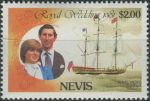 Obrázek k výrobku 34973 - 1981, Nevis, 0060/0065A, Svatba prince Charlese a lady Diany Spencerové ∗∗