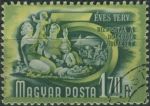 Obrázek k výrobku 35300 - 1950, Maďarsko, 1071, Výplatní známka: Pětiletý plán - Veletok ⊙
