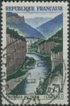 Obrázek k výrobku 35362 - 1965, Francie, 1516, Výplatní známka: Regiony - Plachetnice v regionu u Aix-les-Bains ⊙