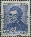 Obrázek k výrobku 35439 - 1932, Švýcarsko, 0265, \"Pro Jeventute\": Prof. Eugen Huber (1849-1923), právník ⊙