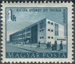 Obrázek k výrobku 35793 - 1951, Maďarsko, 1188, Výplatní známka: Stavby pětiletého plánu v Budapešti - Centrální autobusové nádraží ∗∗