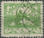 Obrázek k výrobku 32337 - 1918, ČSR I, 003Ea, Výplatní známka: Hradčany ⊙