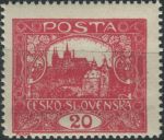 Obrázek k výrobku 36036 - 1919/1920, ČSR I, 0009CVV, Výplatní známka: Hradčany ∗∗