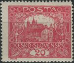 Obrázek k výrobku 36038 - 1919/1920, ČSR I, 0009CVV, Výplatní známka: Hradčany ∗∗