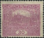 Obrázek k výrobku 36043 - 1919/1920, ČSR I, 0009CVV, Výplatní známka: Hradčany ∗∗