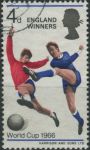 Obrázek k výrobku 36050 - 1966, Anglie, 0422/0424, Mistrovství světa ve fotbale, Anglie ⊙