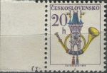 Obrázek k výrobku 36156 - 1974, ČSR II, 2110yaa, Výplatní známka: Poštovní emblémy - Poštovní trubka ∗∗