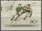 Obrázek k výrobku 36465 - 1955, Maďarsko, 1411, Letecká známka: Zimní sport - Plachetnice s bruslemi na Balatonu ⊙