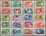 Obrázek k výrobku 36473 - 1953, Maďarsko, 1348/1350, Výplatní známky: Stavby pětiletého plánu ∗∗