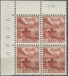 Obrázek k výrobku 36548 - 1939, Švýcarsko, 0363bp, Výplatní známka: Regiony ∗∗ ⊞ L H