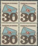 Obrázek k výrobku 36666 - 1974, ČSR II, 2111yabVV, Výplatní známky: Poštovní emblémy - Dopis ∗∗ ⊞