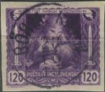Obrázek k výrobku 36729 - 1919, ČSR I, 0028Na, Výplatní známka: Legionářské - 1. výročí vzniku ČSR ⊙ zk