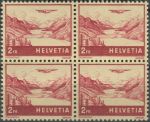 Obrázek k výrobku 36784 - 1941, Švýcarsko, 0392, Letecká známka: Letadlo nad krajinou - Vierwaldstätter See ∗∗ ⊞