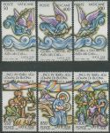 Obrázek k výrobku 36847 - 1988, Vatikán, 0952/0956, Letecké známky: Zahraniční cesty papeže Jana Pavla II. (1987) ∗∗