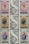 Obrázek k výrobku 36880 - 1981, Lesotho, 0344/0346AMv, Svatba Prince Charlese a Lady Diany Spencerové (I) ∗∗