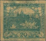 Obrázek k výrobku 37067 - 1918, ČSR I, 0008m, Výplatní známka: Hradčany (∗)