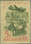 Obrázek k výrobku 37181 - 1958, Maďarsko, 1567B, Letecká známka: Letadla nad pamětihodnostmi - Městská věž v Šoproni ∗∗