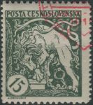 Obrázek k výrobku 37211 - 1919, ČSR I, 0027BqVV, Výplatní známky: Legionářské - 1. výročí vzniku ČSR ∗∗
