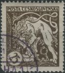 Obrázek k výrobku 37329 - 1919, ČSR I, 0028Bq, Výplatní známky: Legionářské - 1. výročí vzniku ČSR ∗∗