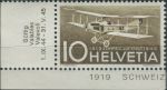 Obrázek k výrobku 37340 - 1944, Švýcarsko, 0436, Letecká známka: 25 let Švýcarské letecké pošty (I): Fokker FVII 3 m ∗∗