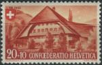 Obrázek k výrobku 37367 - 1945, Švýcarsko, 0461, \"Pro Patria\": Venkovské domy ∗∗