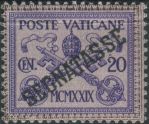Obrázek k výrobku 37464 - 1939, Vatikán, 0076, Sede Vacante - Úmrtí papeže Pia XI. a volba jeho následovníka ∗