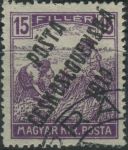 Obrázek k výrobku 37892 - 1919, ČSR I, 0105, Pošta československá 1919: Výplatní známka z let 1916-1918 (ženci s barevnými hodnotovými číslicemi v rozích) ⊙