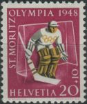 Obrázek k výrobku 37918 - 1948, Švýcarsko, 0492, Zimní olympijské hry, Svatý Mořic ∗∗