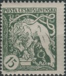 Obrázek k výrobku 38027 - 1919, ČSR I, 0027BqVV, Výplatní známky: Legionářské - 1. výročí vzniku ČSR ∗∗