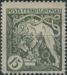 Obrázek k výrobku 38031 - 1919, ČSR I, 0027BVV, Výplatní známky: Legionářské - 1. výročí vzniku ČSR ∗∗