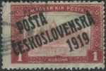 Obrázek k výrobku 38197 - 1919, ČSR I, 0113, Pošta československá 1919: Výplatní známka z let 1917 (parlament) ⊙