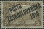 Obrázek k výrobku 38198 - 1919, ČSR I, 0114, Pošta československá 1919: Výplatní známka z let 1917 (parlament) ⊙