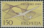 Obrázek k výrobku 38234 - 1947, Švýcarsko, 0479, Letecká známka: První let \"Swissair\" Ženeva-New York ∗∗