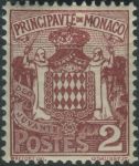 Obrázek k výrobku 38258 - 1924, Monako, 0073, Výplatní známka: Státní znak ∗∗