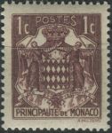 Obrázek k výrobku 38263 - 1924, Monako, 0074, Výplatní známka: Státní znak ∗∗