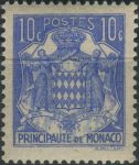 Obrázek k výrobku 38267 - 1937, Monako, 0146, Výplatní známka: Státní znak ∗∗