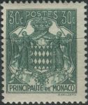 Obrázek k výrobku 38273 - 1943, Monako, 0220, Výplatní známka: Státní znak ∗∗