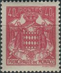 Obrázek k výrobku 38274 - 1943, Monako, 0222, Výplatní známka: Pohledy - Státní znak ∗∗