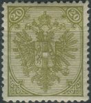 Obrázek k výrobku 38359 - 1895/1899, Bosna a Hercegovina, 007IIB, Výplatní známka: Dvojhlavý orel ∗