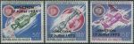 Obrázek k výrobku 38373 - 1975, Niger, 0452/0454, Letecké známky: Americko-sovětský společný vesmírný let Apollo-Sojuz ∗∗