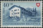 Obrázek k výrobku 38548 - 1948, Švýcarsko, 0511, \"Pro Patria\": Venkovské domy - Domy v Tessinu ∗∗