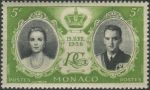 Obrázek k výrobku 38624 - 1956, Monako, 0563, Svatba Knížete Rainiera III. s americkou herečkou Grace Kellyovou ∗∗