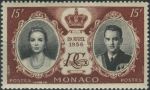 Obrázek k výrobku 38626 - 1956, Monako, 0564, Svatba Knížete Rainiera III. s americkou herečkou Grace Kellyovou ∗∗