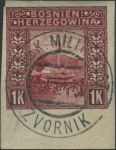 Obrázek k výrobku 38753 - 1906, Bosna a Hercegovina, 038N, Výplatní známka: Jezero u Jajců ⊙