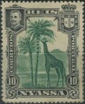 Obrázek k výrobku 38767 - 1901, Njasa, 028, Výplatní známka: Žirafa ∗