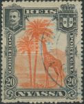 Obrázek k výrobku 38770 - 1901, Njasa, 030, Výplatní známka: Žirafa ⊙