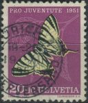 Obrázek k výrobku 39021 - 1951, Švýcarsko, 0562, \"Pro Juventute\": Hmyz - Calopteryx splendens ⊙