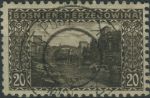 Obrázek k výrobku 39180 - 1906, Bosna a Hercegovina, 035A, Výplatní známka: Starý most přes Narentu, Mostar ⊙